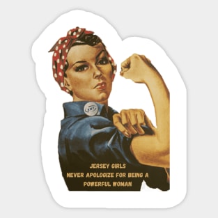 Jersey Girls Strong Sticker